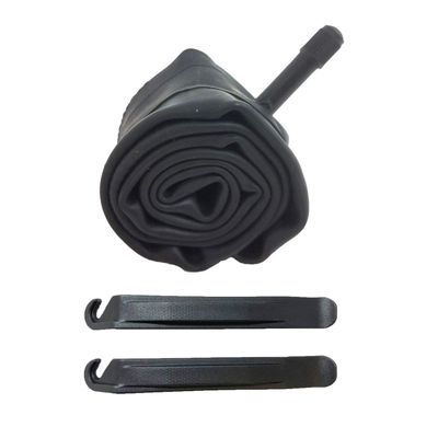 12" Bike Inner Tube - 12 1/2" (12.5") x 1.75 to 2 1/4" (Fits All 12" x 1.75, 1.85, 1.90, 1.95, 2.0, 2.1, 2.125, 2.25) - Tire Levers Included (Black LEVERS)