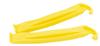 700 x 35/43C Inner Tube (27" X 1-3/8") with Straight Schrader Valve for Bicycle - with Color Tire Levers and Metal Air Cap (Yellow LEVERS) view 2