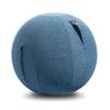 Vivora Luno Premium Ergonomic Sitting Ball Chair, Pacific Cover, Chenille, Max Size (25 to 26 inches), for Home Offices, Balance Training, Yoga Ball, Posture Improvement view 1