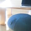 Vivora Luno Premium Ergonomic Sitting Ball Chair, Pacific Cover, Chenille, Max Size (25 to 26 inches), for Home Offices, Balance Training, Yoga Ball, Posture Improvement view 3