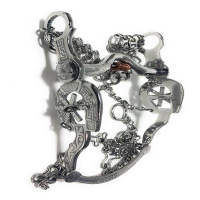 5 3/8" Mexican Horse Bit, Freno Charro