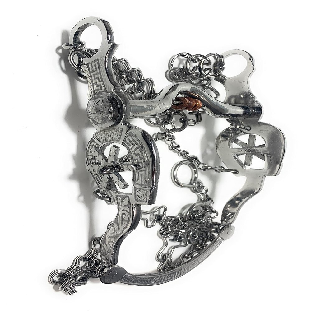 5 3/8" Mexican Horse Bit, Freno Charro