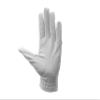 Victoria Soft Feel Ladies Lycra Synthetic Leather Equestrian Horse Riding Gloves, Black or White sz 5-9 (White, Large) view 2
