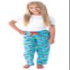 DC Comics Girls' Wonder Woman Vintage Character Allover Pattern Kids Lounge Sleep Pajama Pants (MD, 7/8) view 3
