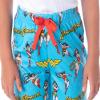 DC Comics Girls' Wonder Woman Vintage Character Allover Pattern Kids Lounge Sleep Pajama Pants (MD, 7/8) view 4