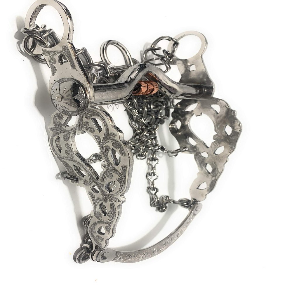 5 3/8" Mexican Horse Bit, Freno Charro