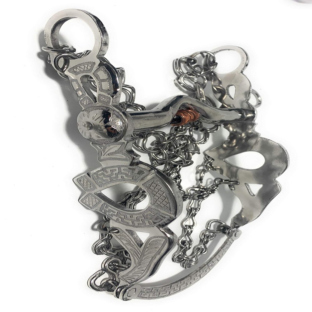 5 1/8" Mexican Horse Bit, Freno Charro