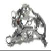 5 1/8" Mexican Horse Bit, Freno Charro view 2
