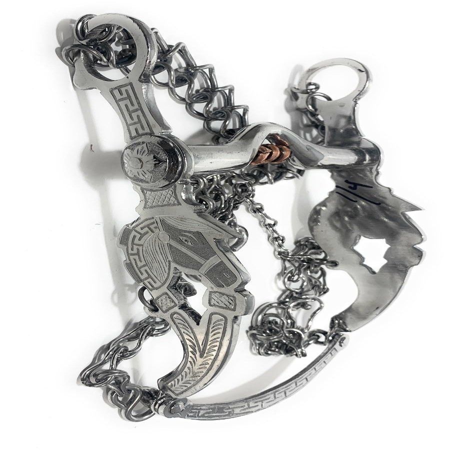 5 3/8" Mexican Horse Bit, Freno Charro