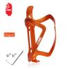 CNC Bike Water Bottle Holder, Aluminum Bike Water Bottle Cage for Road Bike/Mountain Bike 2-PackOrange view 4