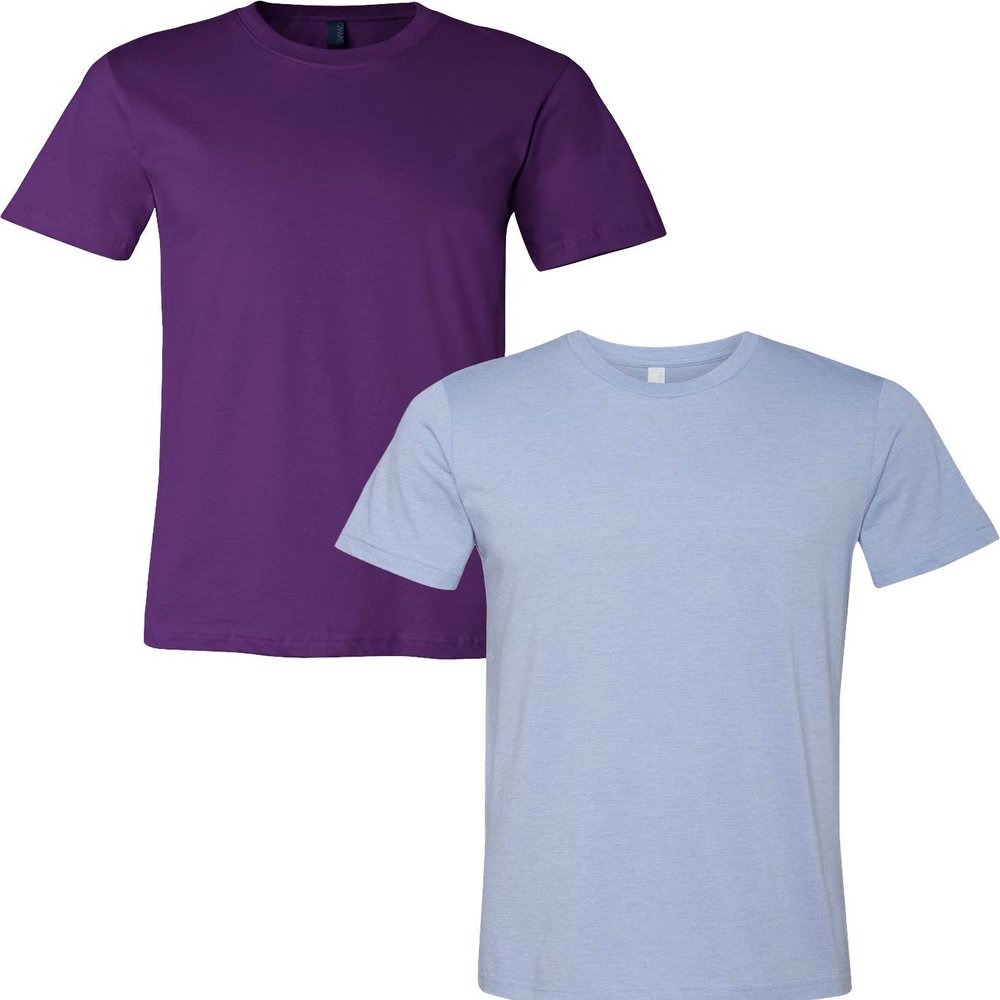 3001C Bella Canvas Soft Ringspun Hipster T-Shirt (2 Pack)