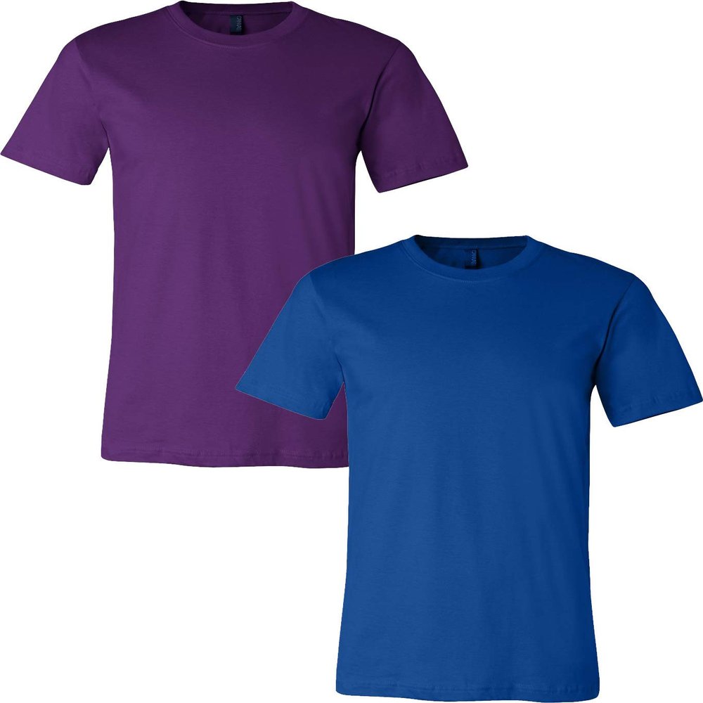 3001C Bella Canvas Soft Ringspun Hipster T-Shirt (2 Pack)