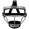 Dinictis Softball Face Mask, Lightweight, Comfortable, with Wide Field Vision, Durable and Safe Face Guards, Premium Protective Softball Fielder's Mask-Grey-Youth(M) view 2