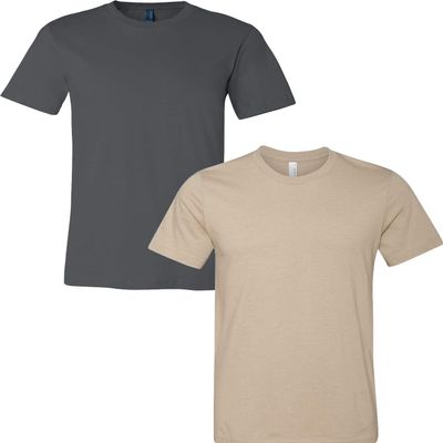 3001C Bella Canvas Soft Ringspun Hipster T-Shirt (2 Pack)