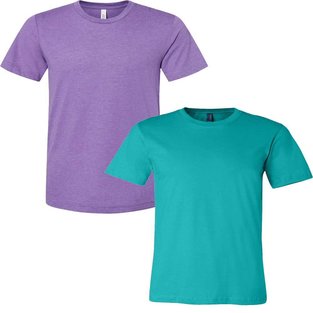 3001C Bella Canvas Soft Ringspun Hipster T-Shirt (2 Pack)
