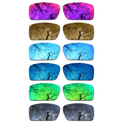 ToughAsNails Set of 6 Polarized Replacement Lenses for Oakley Gascan OO9014 Pack-SEM62
