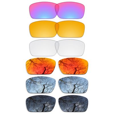 ToughAsNails Set of 6 Replacement Lenses for Oakley Fuel Cell OO9096 Pack-BSF65