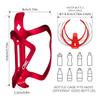 CNC Bike Water Bottle Holder, 2-Pack Bicycle Water Bottle Cage for Road Bike/Mountain Bikered view 2