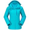 CAMEL CROWN Women's Waterproof Ski Jacket 3 in 1 Winter Coat Windbreaker Snowboard Jackets for Rain Snow Outdoor Hiking Blue 2XL view 1