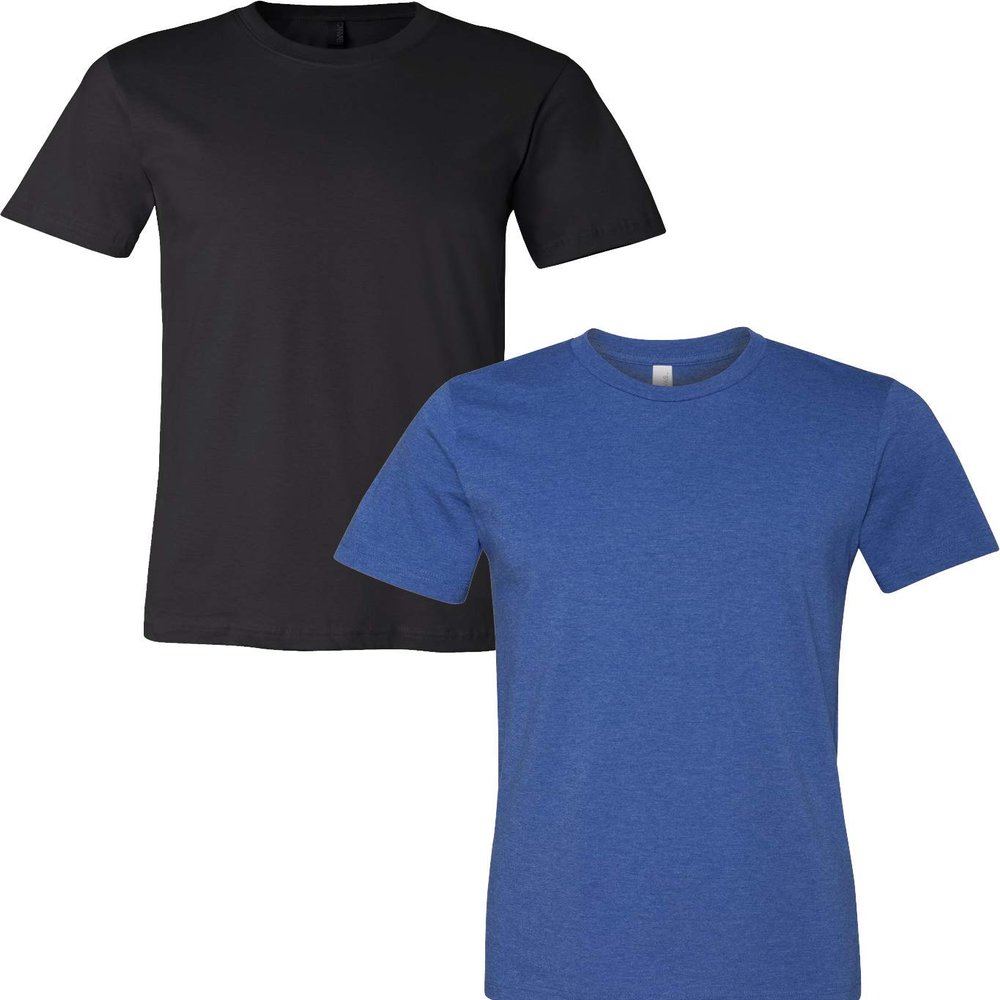 3001C Bella Canvas Soft Ringspun Hipster T-Shirt (2 Pack)
