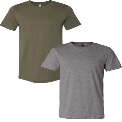 3001C Bella Canvas Soft Ringspun Hipster T-Shirt (2 Pack)