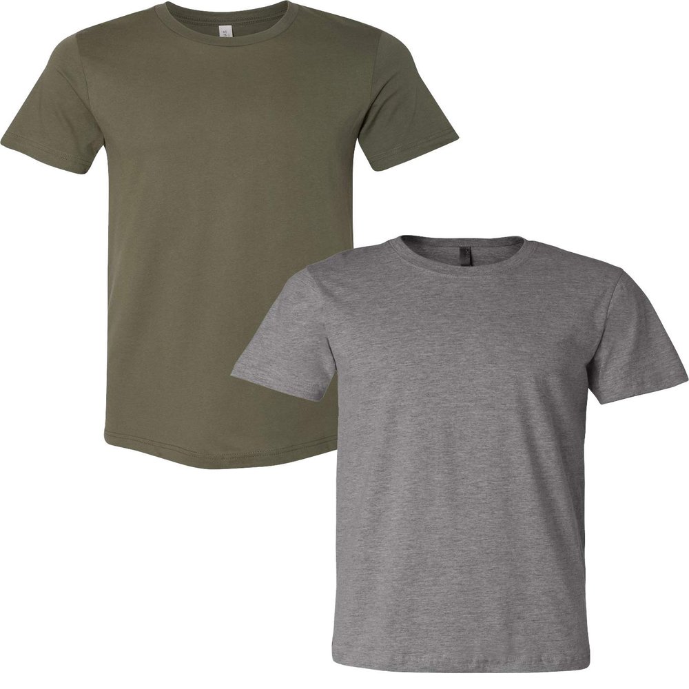 3001C Bella Canvas Soft Ringspun Hipster T-Shirt (2 Pack)