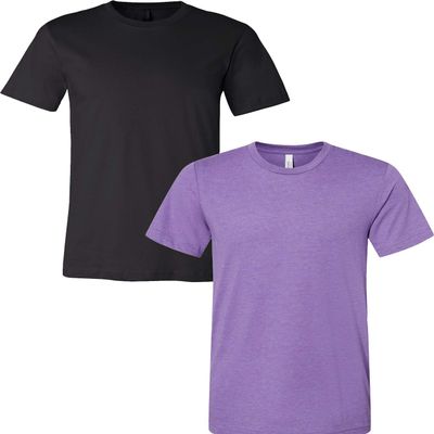3001C Bella Canvas Soft Ringspun Hipster T-Shirt (2 Pack)