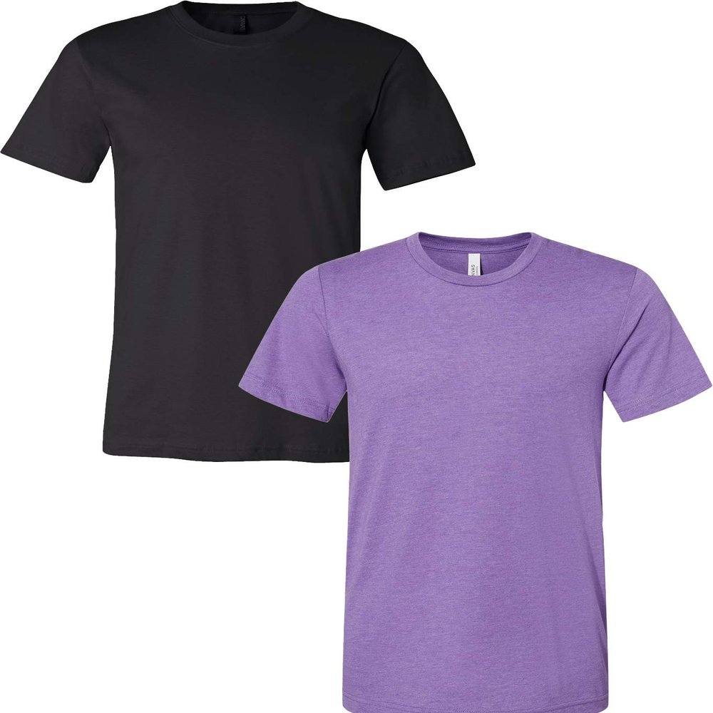3001C Bella Canvas Soft Ringspun Hipster T-Shirt (2 Pack)