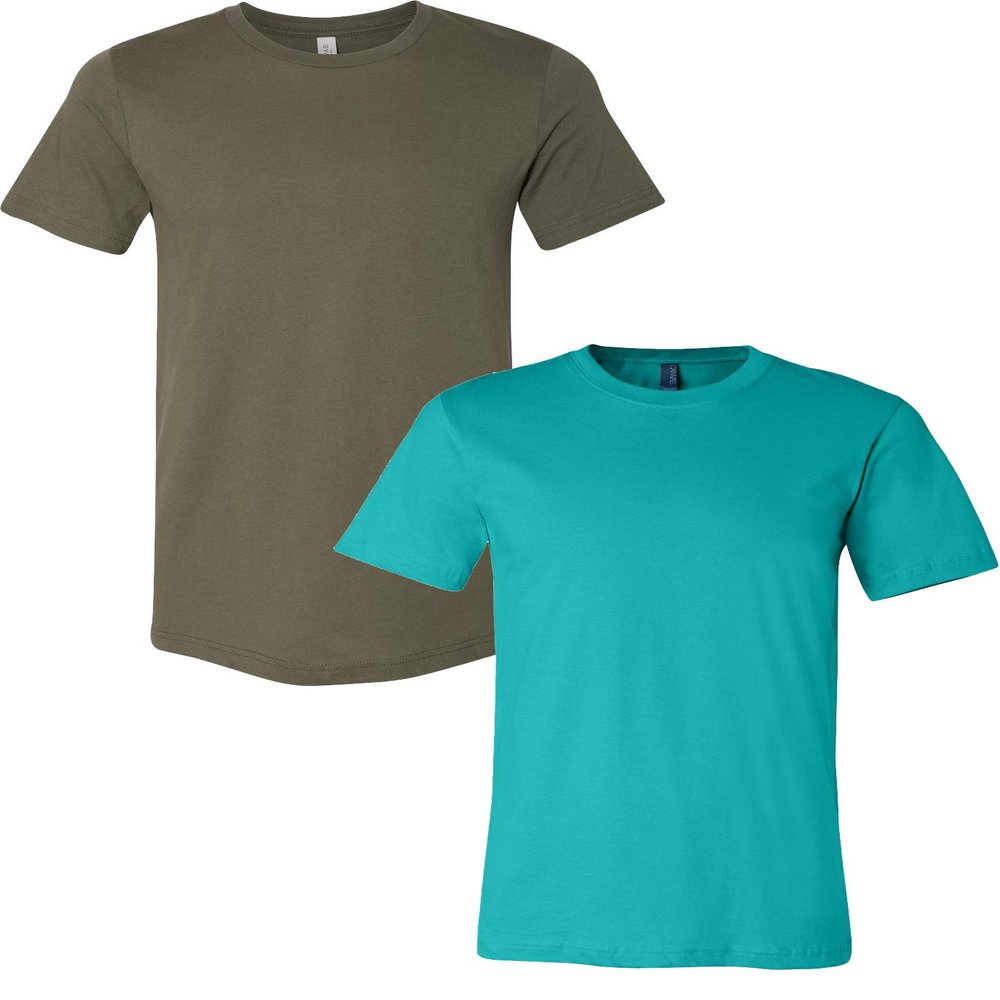 3001C Bella Canvas Soft Ringspun Hipster T-Shirt (2 Pack)