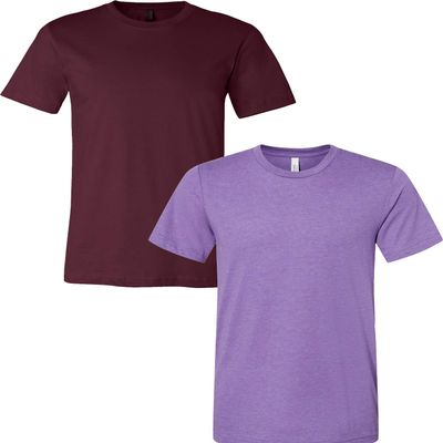 3001C Bella Canvas Soft Ringspun Hipster T-Shirt (2 Pack)