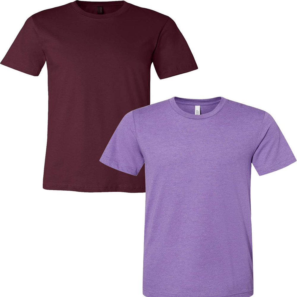 3001C Bella Canvas Soft Ringspun Hipster T-Shirt (2 Pack)