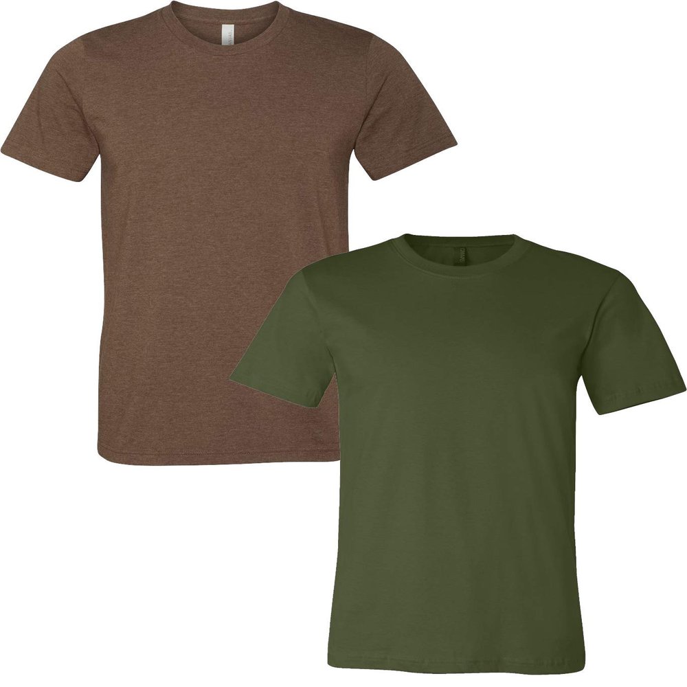 3001C Bella Canvas Soft Ringspun Hipster T-Shirt (2 Pack)