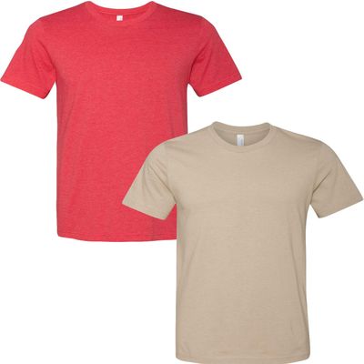 3001C Bella Canvas Soft Ringspun Hipster T-Shirt (2 Pack)
