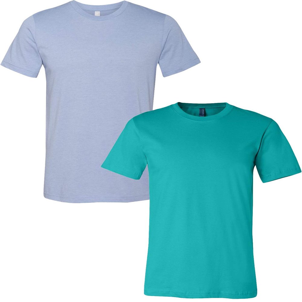 3001C Bella Canvas Soft Ringspun Hipster T-Shirt (2 Pack)