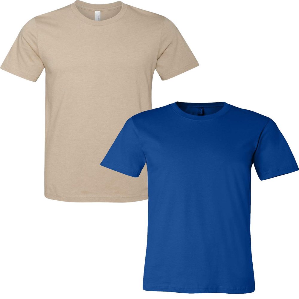 3001C Bella Canvas Soft Ringspun Hipster T-Shirt (2 Pack)