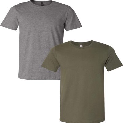 3001C Bella Canvas Soft Ringspun Hipster T-Shirt (2 Pack)