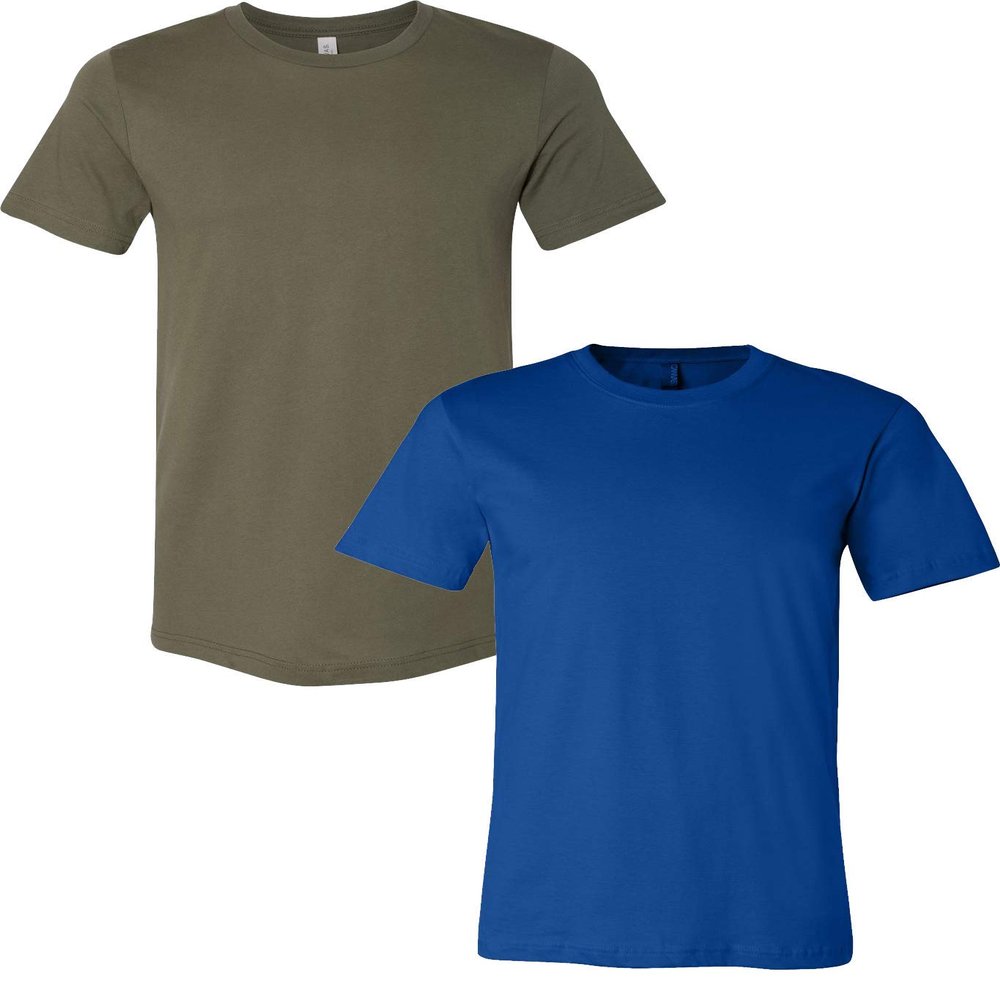 3001C Bella Canvas Soft Ringspun Hipster T-Shirt (2 Pack)