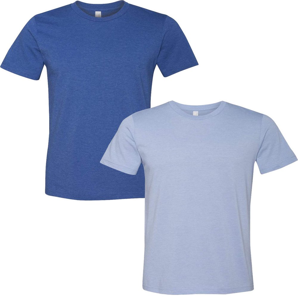 3001C Bella Canvas Soft Ringspun Hipster T-Shirt (2 Pack)