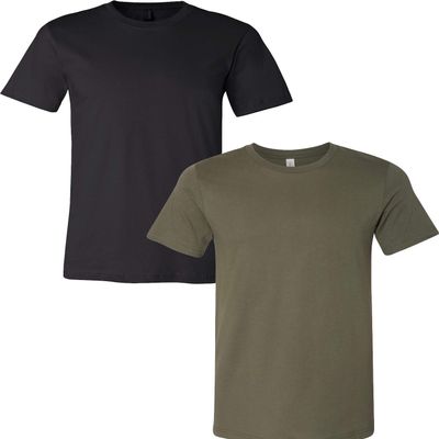 3001C Bella Canvas Soft Ringspun Hipster T-Shirt (2 Pack)