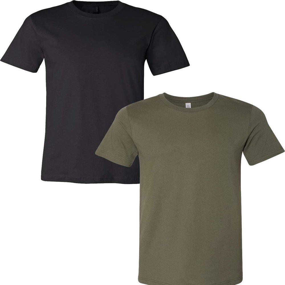 3001C Bella Canvas Soft Ringspun Hipster T-Shirt (2 Pack)