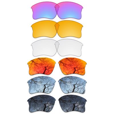 Set of 6 Replacement Lenses for Oakley Flak Jacket XLJ Pack-BSF65