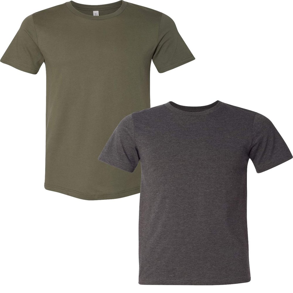 3001C Bella Canvas Soft Ringspun Hipster T-Shirt (2 Pack)