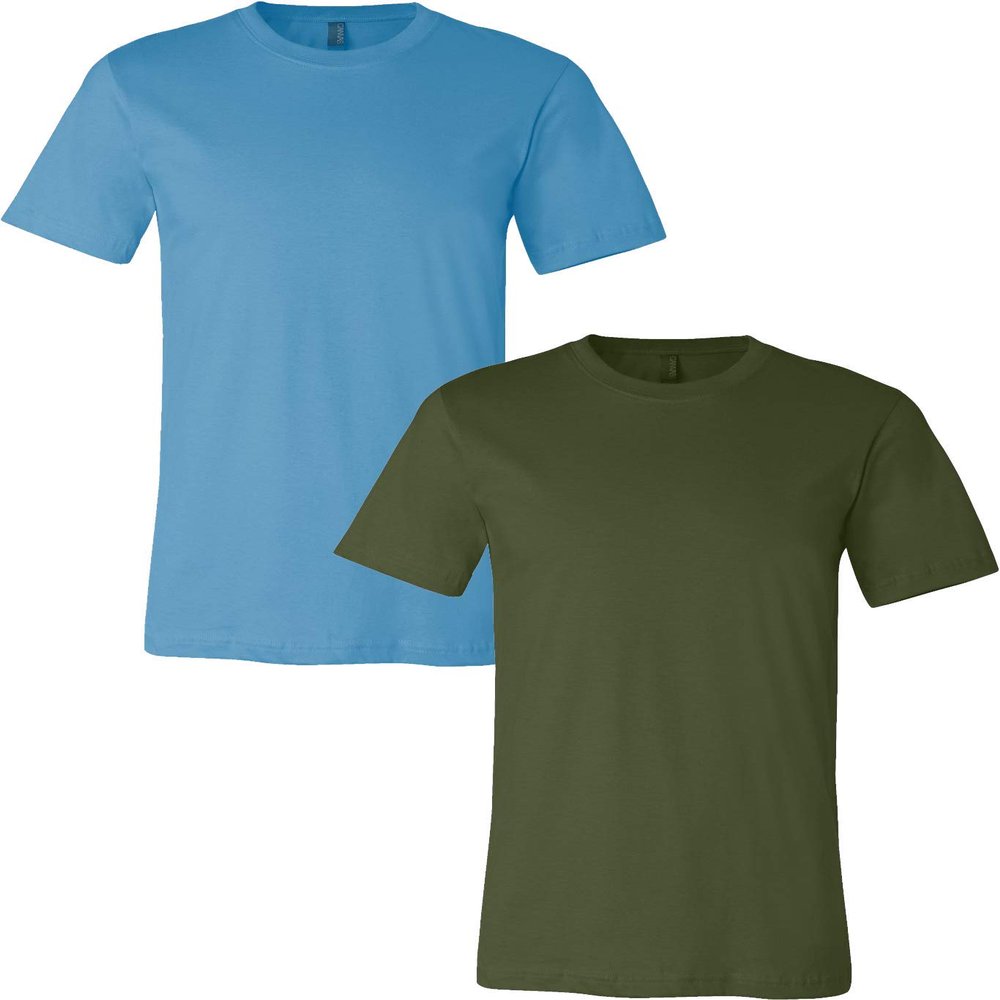 3001C Bella Canvas Soft Ringspun Hipster T-Shirt (2 Pack)