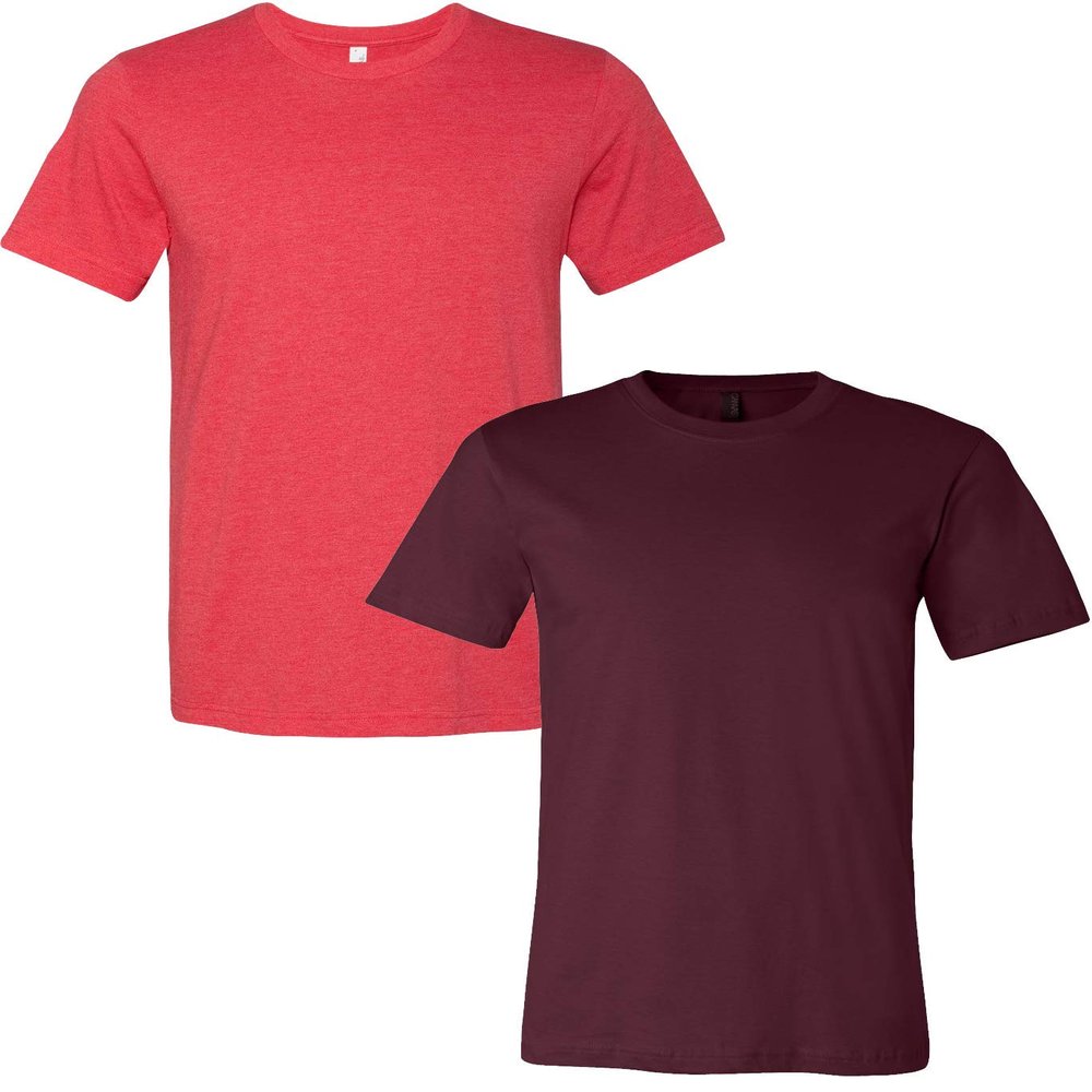 3001C Bella Canvas Soft Ringspun Hipster T-Shirt (2 Pack)