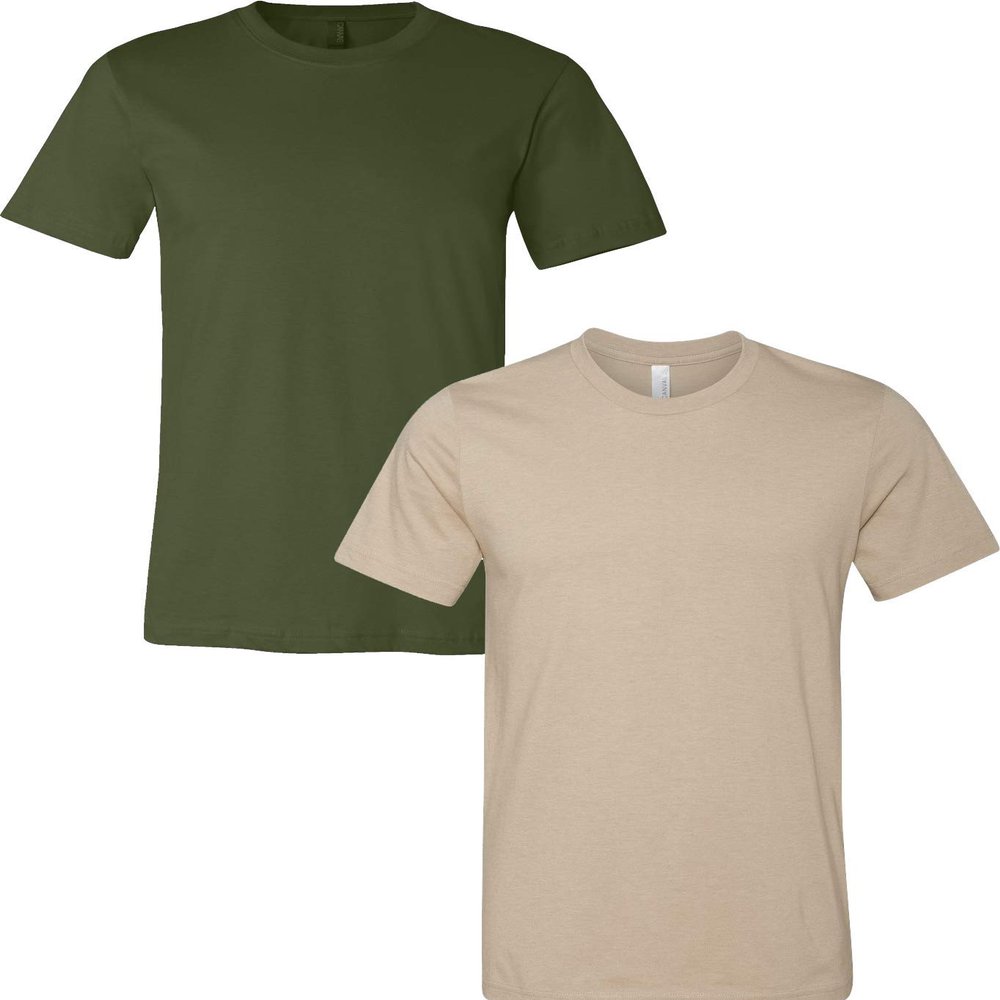 3001C Bella Canvas Soft Ringspun Hipster T-Shirt (2 Pack)