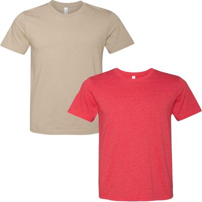 3001C Bella Canvas Soft Ringspun Hipster T-Shirt (2 Pack)