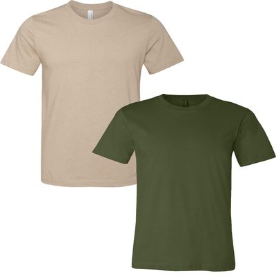 3001C Bella Canvas Soft Ringspun Hipster T-Shirt (2 Pack)