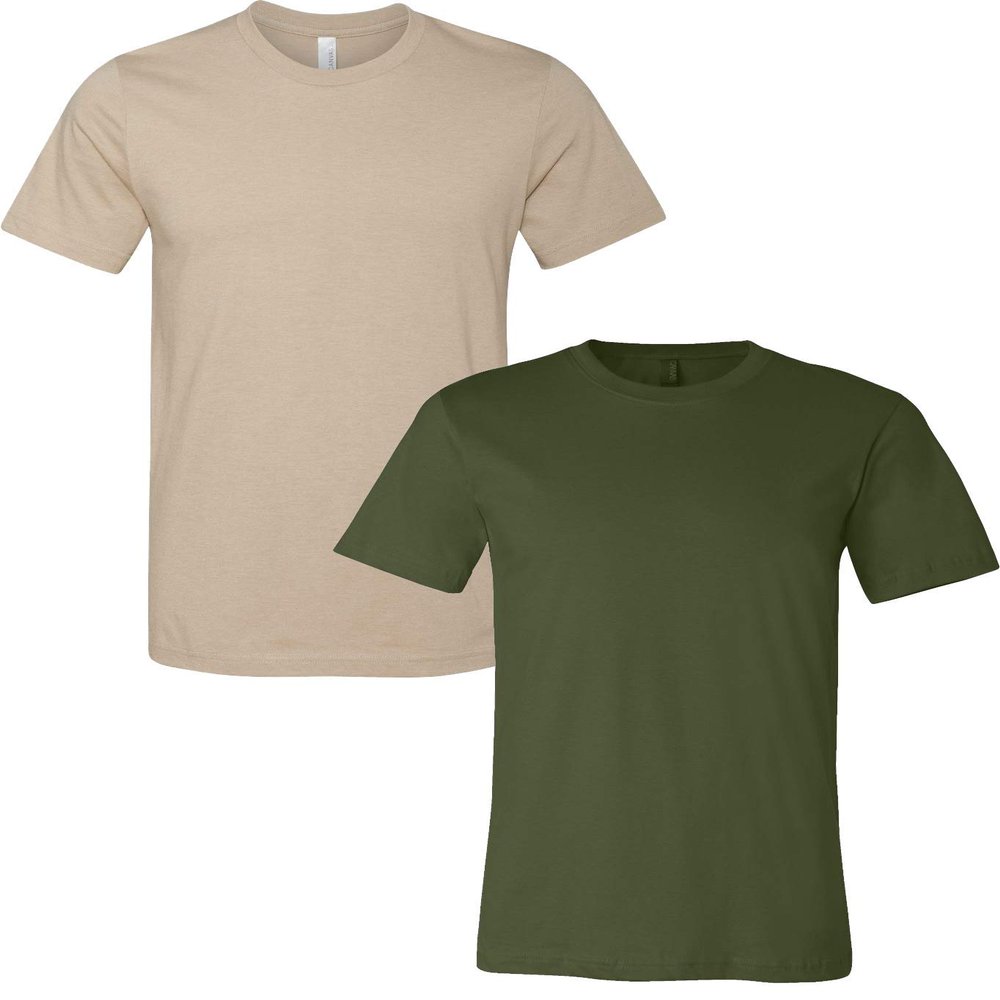 3001C Bella Canvas Soft Ringspun Hipster T-Shirt (2 Pack)