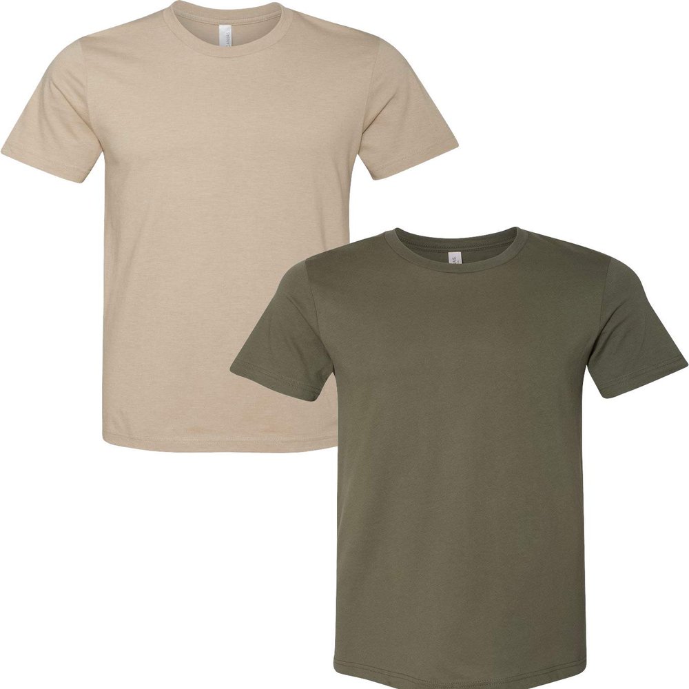3001C Bella Canvas Soft Ringspun Hipster T-Shirt (2 Pack)