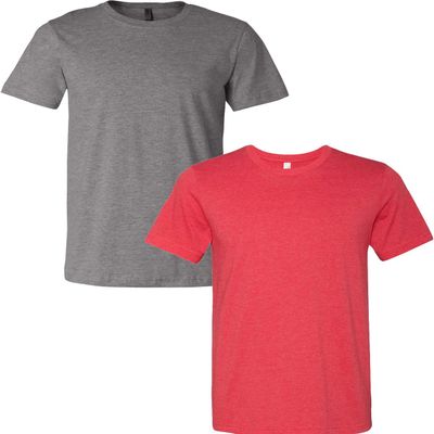 3001C Bella Canvas Soft Ringspun Hipster T-Shirt (2 Pack)